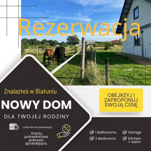 Dom Sprzedaż Białuń Truskawkowa 1