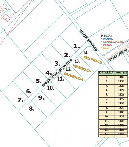 Działka Sprzedaż Przybiernów 2