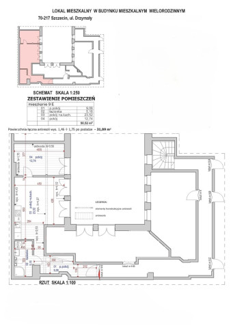 Mieszkanie Sprzedaż Szczecin Śródmieście-Centrum Michała Drzymały 2