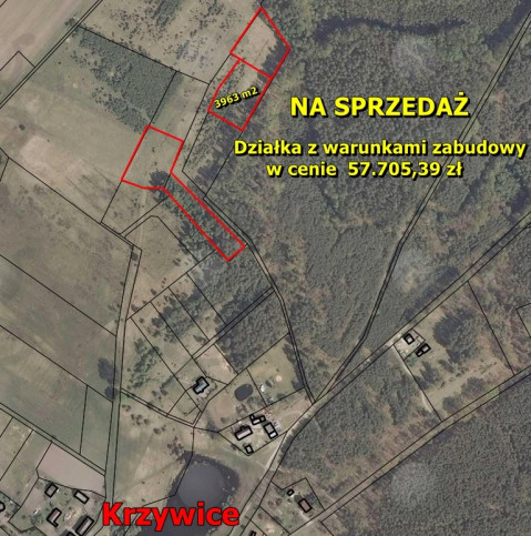 Działka Sprzedaż Krzywice 2