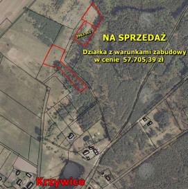 Działka Sprzedaż Krzywice