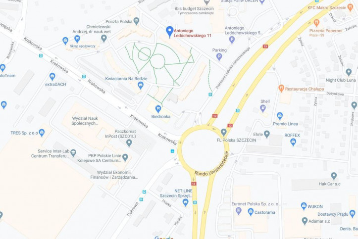 Mieszkanie Wynajem Szczecin Gumieńce Antoniego Ledóchowskiego 12