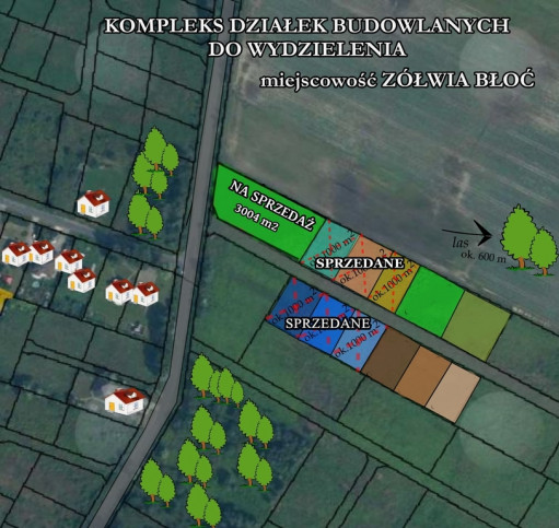 Działka Sprzedaż Żółwia Błoć 1