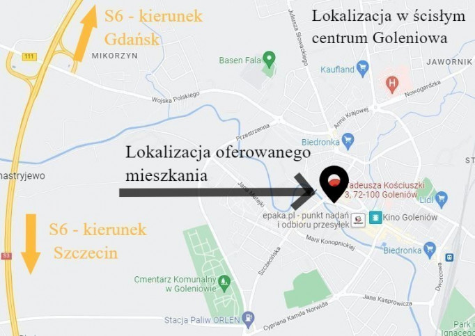Mieszkanie Sprzedaż Goleniów Tadeusza Kościuszki 2