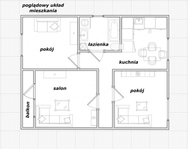 Mieszkanie Sprzedaż Osina 3