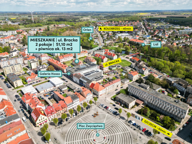 Mieszkanie Sprzedaż Gryfice Bracka 17