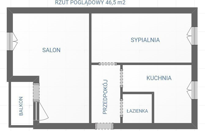 Mieszkanie Sprzedaż Szczecin Dąbie Ustki 1